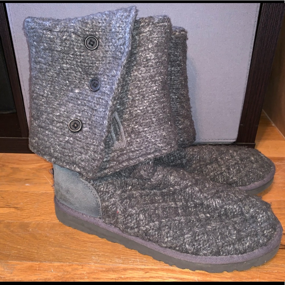 Gray Woven Uggs Australia